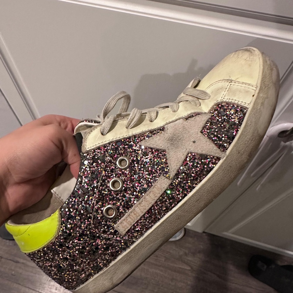 Golden Goose Glitter Star Sneakers
